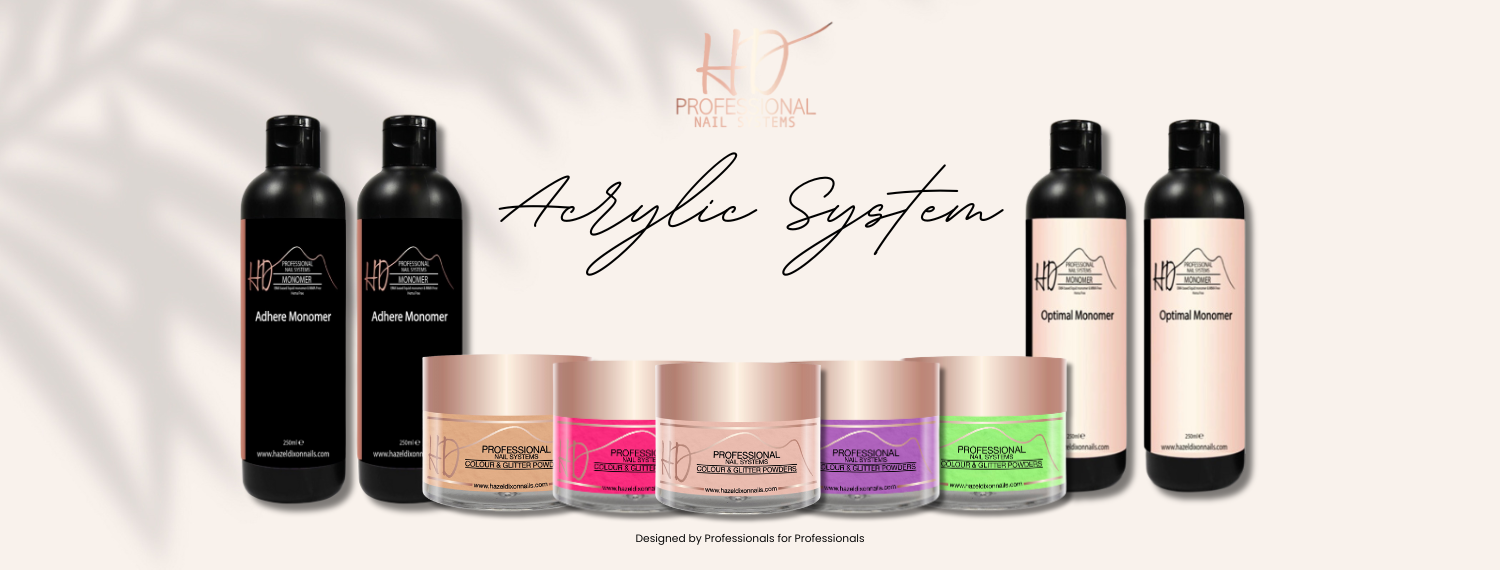 HD Professional nail systems acrylic monomer liquid & powder