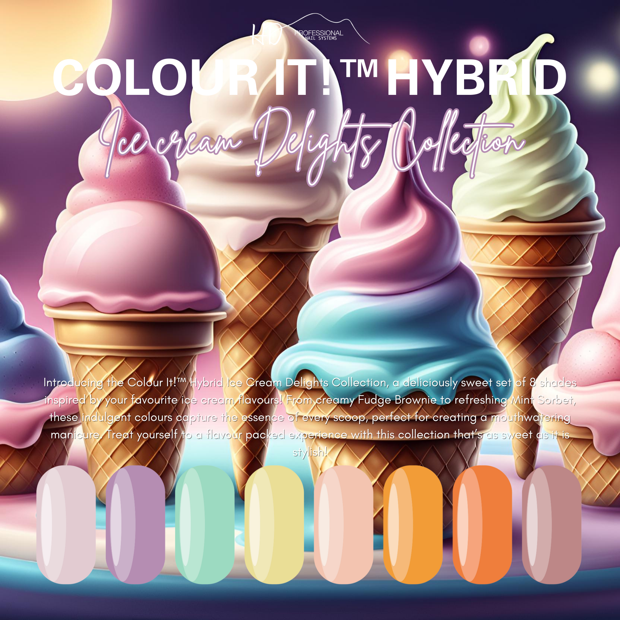 HD Colour It! HYBRID - Icecream Delights Collection