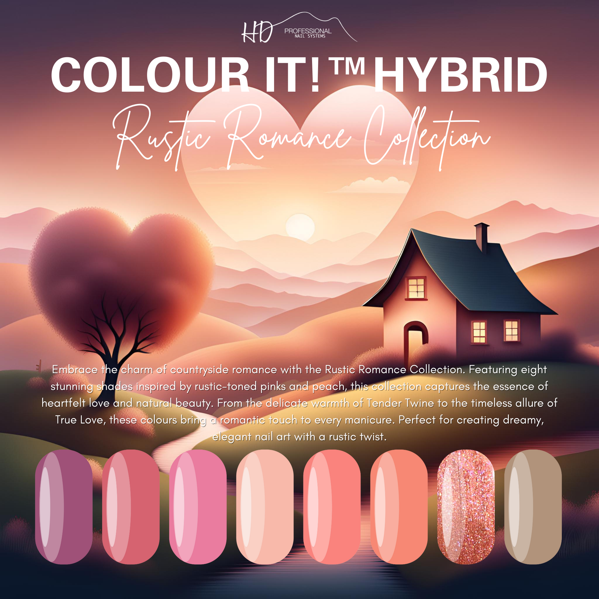 HD Colour It! HYBRID - Rustic Romance Collection