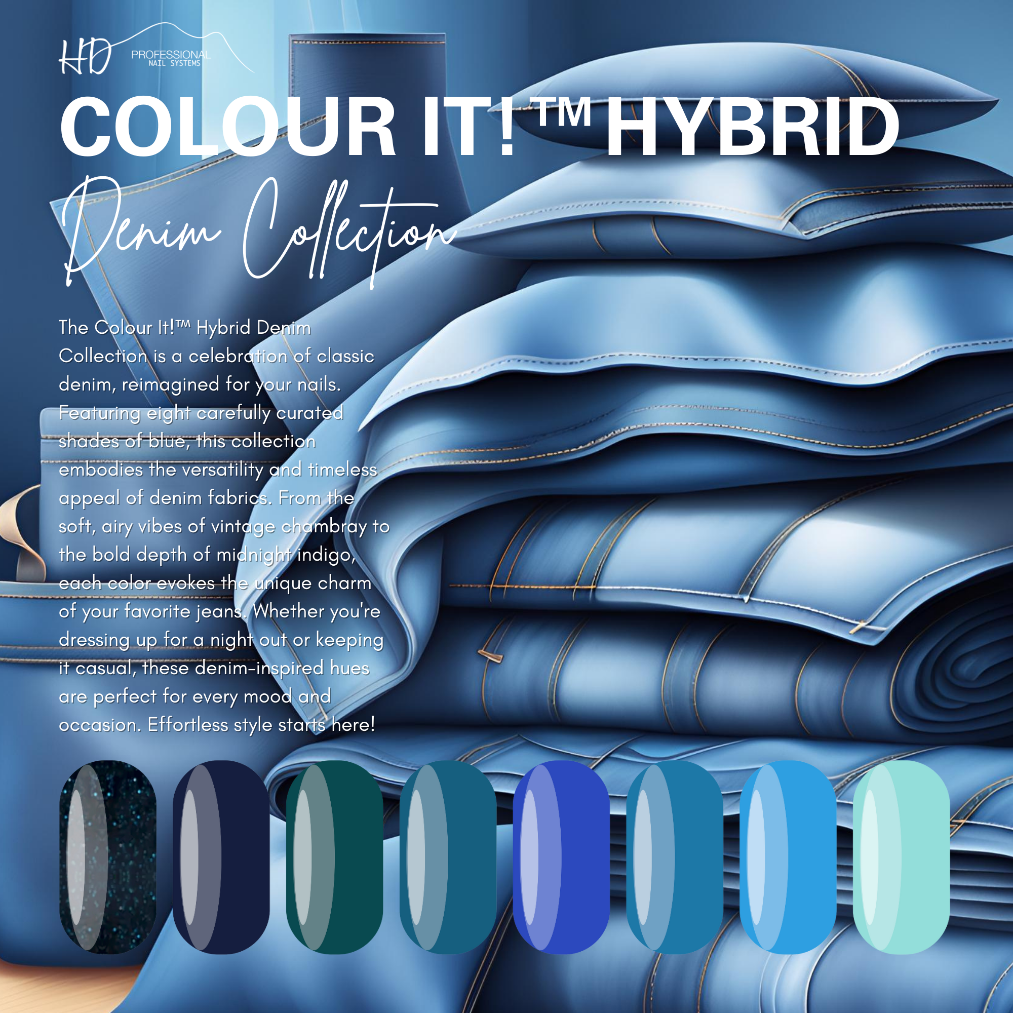 HD Colour It! HYBRID - Denim Collection