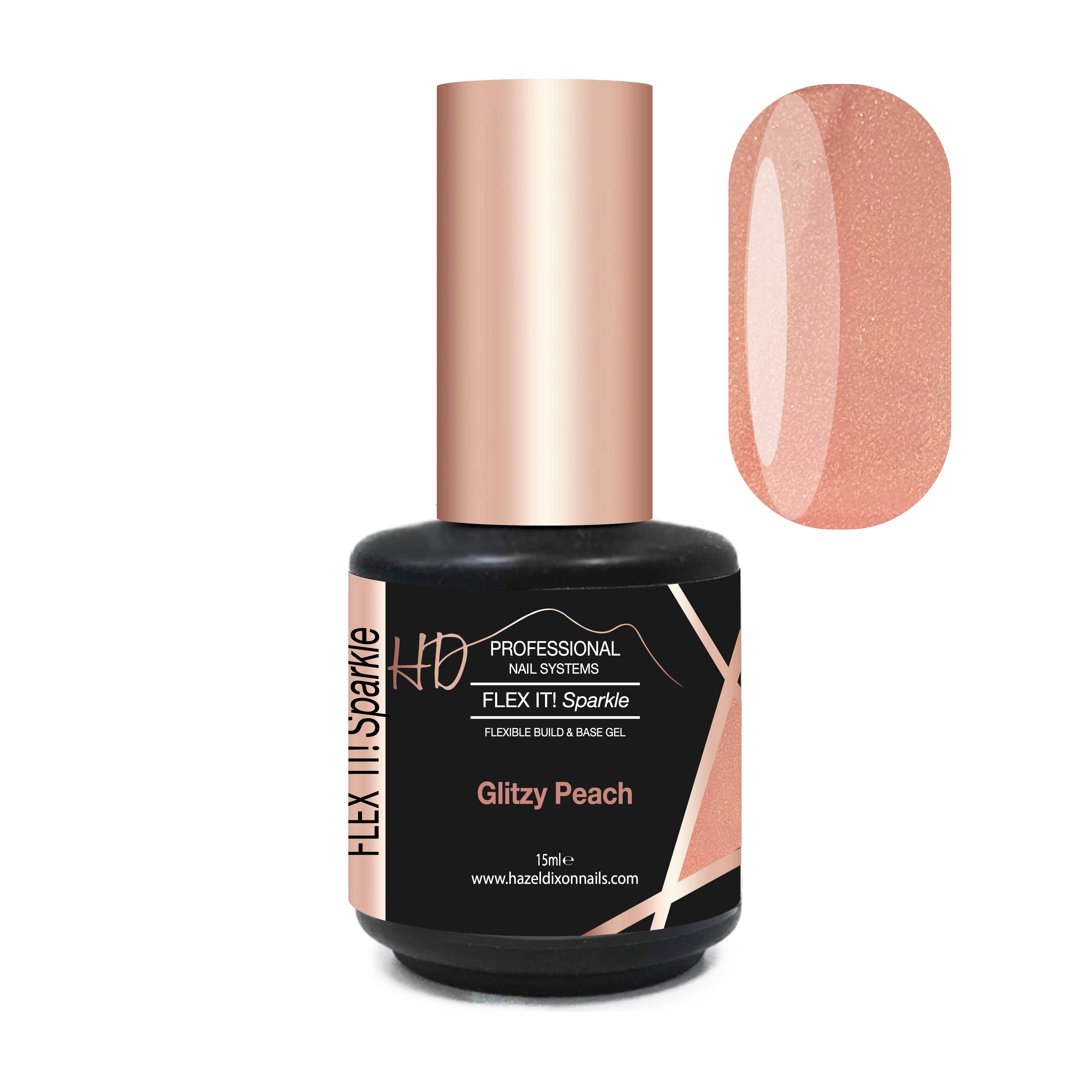 HD Pro Flex It ! Sparkle - Glitzy Peach