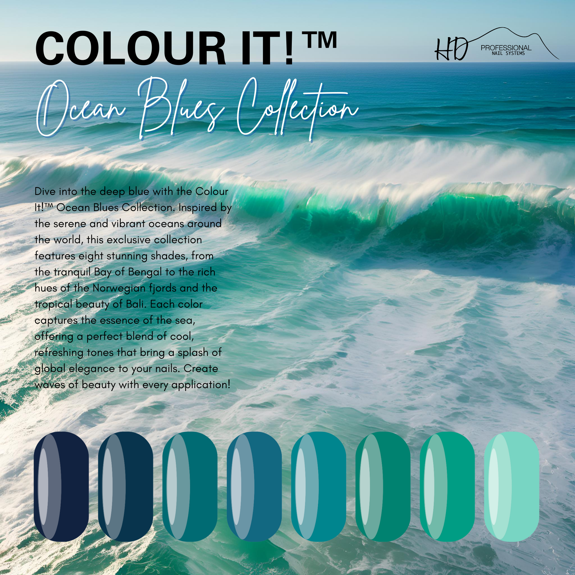 HD Colour It! Ocean Blues Collection