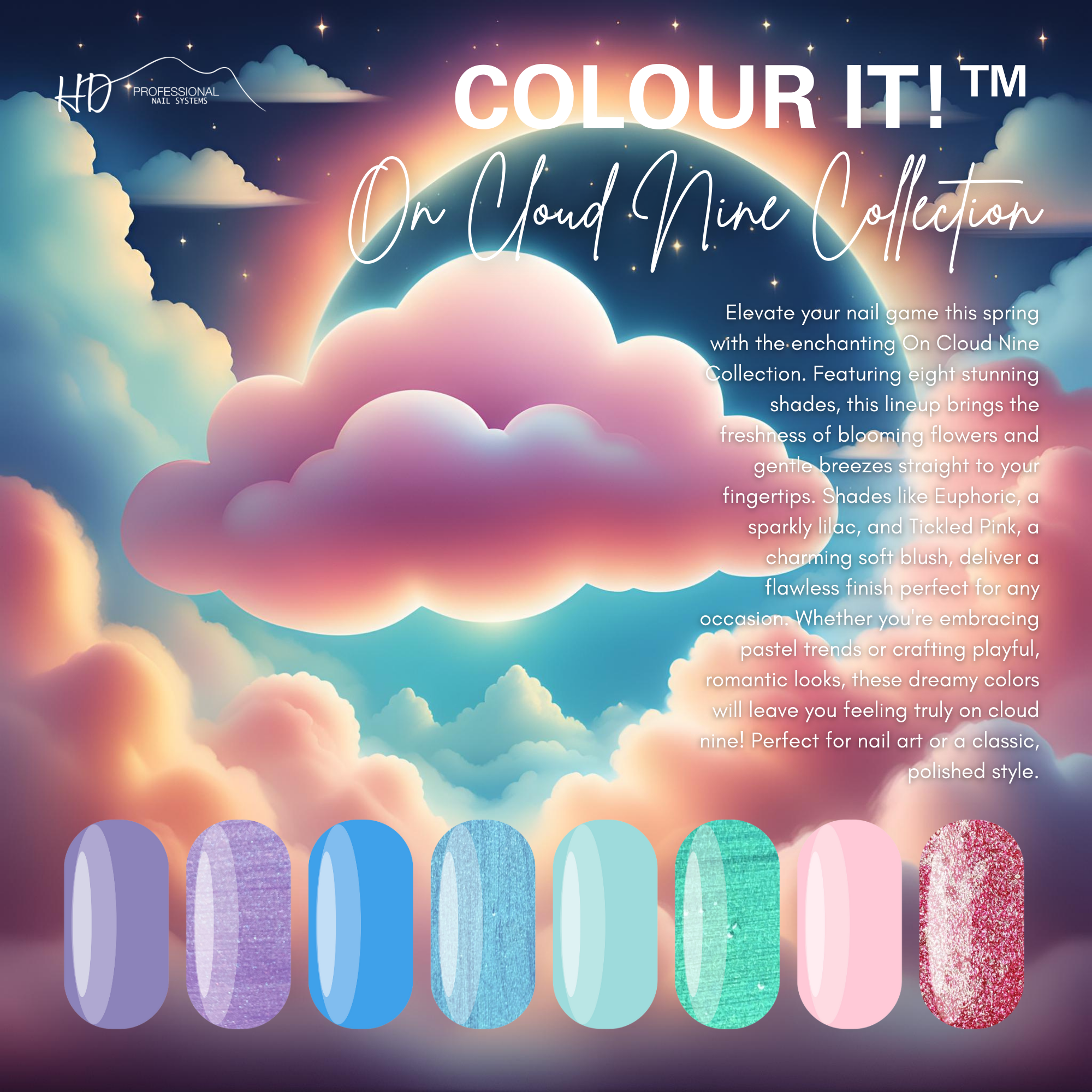 Colour It! On Cloud Nine Collection