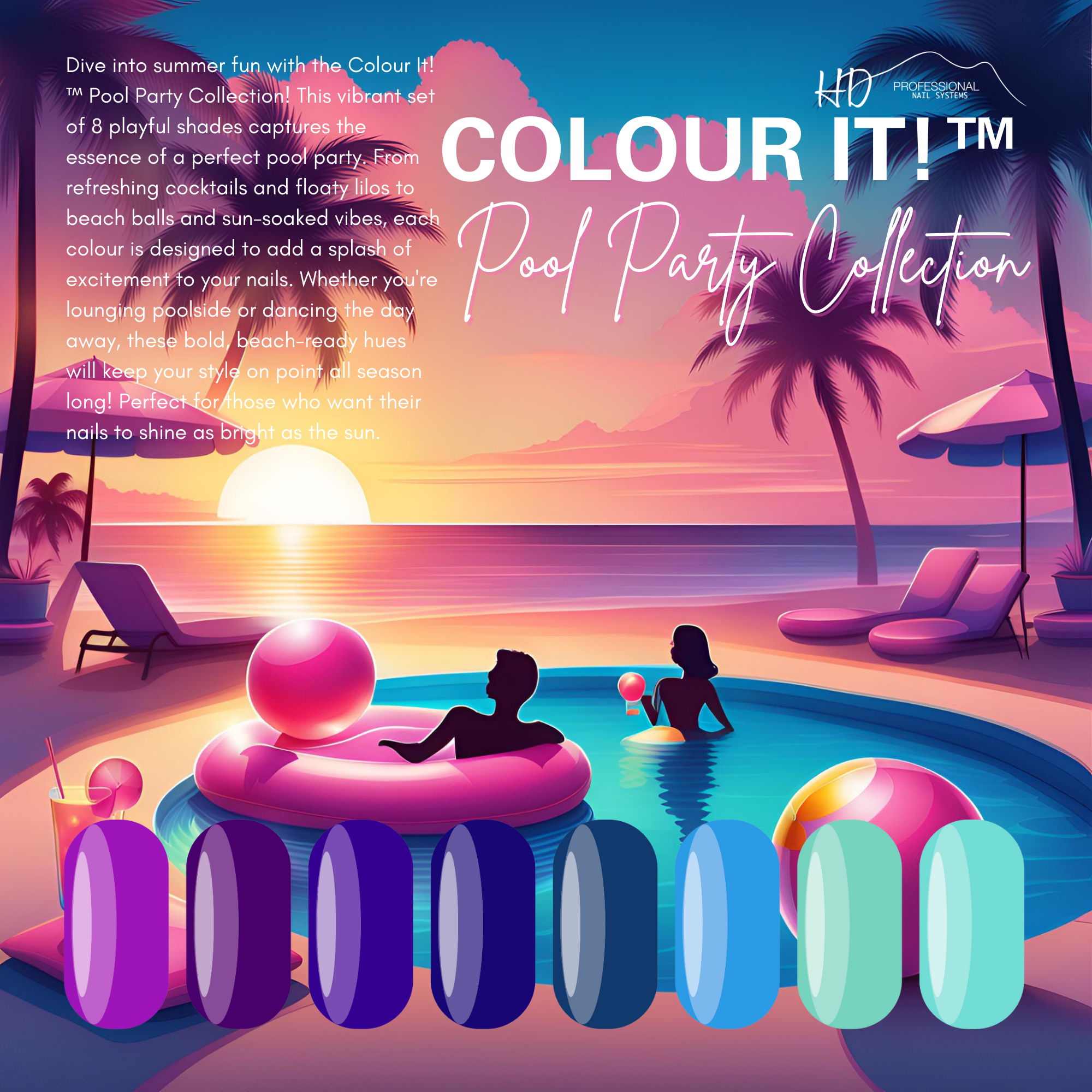 HD Colour It! Pool Party Collection